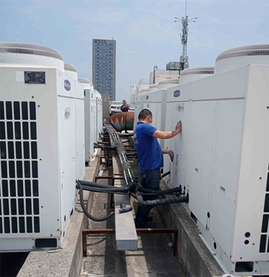 正阳中央空调制热和不制冷系统维修方法